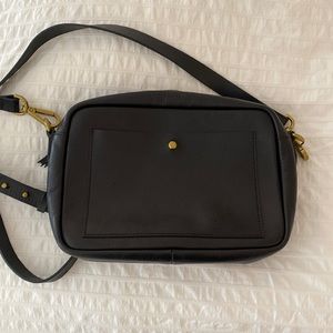 Madewell leather camera bag